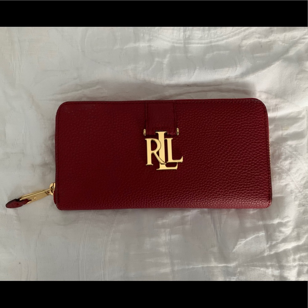 Red Ralph Lauren Wallet